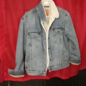Levi's Vintage Jean Jacket with faux shearling.